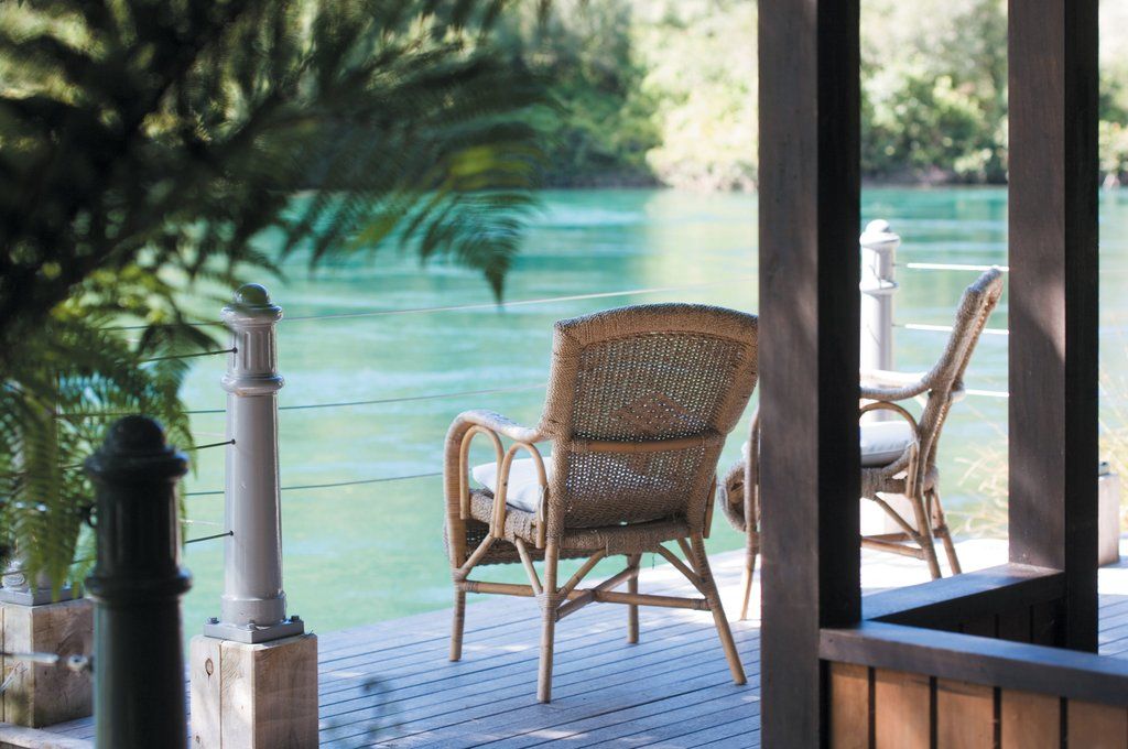 Huka Lodge Lago Lago Taupo Esterno foto