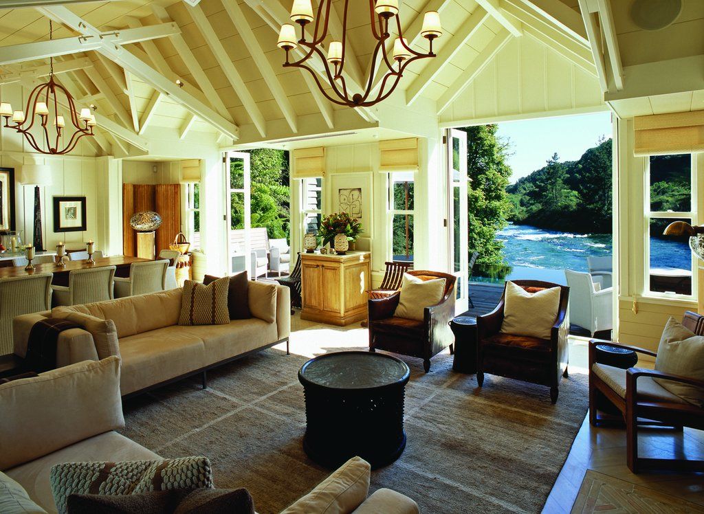 Huka Lodge Lago Lago Taupo Esterno foto